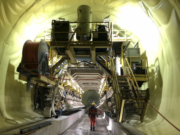 Tunnelarbeiten mit Marti GmbH Tunnelanlage von Marti Technik